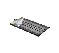 Liseré Vert Tapis Absorbant 2-en-1 extérieur et intérieur | Tapis Protection de Sol Anti-poussière Anti-saletés