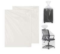 lisetar Lot de 2 grands sacs de rangement en plastique transparent pour valises de 100 x 150 cm