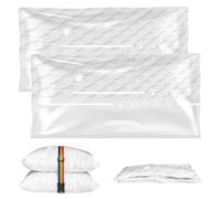 lisetar Lot de 2 sacs sous vide pour matelas, 90 x 220 cm, réutilisables, sacs de rangement sous vide, peu encombrants pour couettes, matelas, vêtements