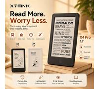Liseur de livres électroniques XTEINK X4Pro E-book X3, écran portable de 3,7 pouces, écran d'encre électronique ultra fin, liseur électronique, mémoire 16 Go, haute résolution