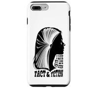 Liseuse de Livres Bookish Girl Life of Fact and Fiction Book Lover Coque pour iPhone 7 Plus/8 Plus