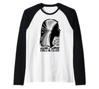 Liseuse de Livres Bookish Girl Life of Fact and Fiction Book Lover Manche Raglan