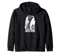 Liseuse de Livres Bookish Girl Life of Fact and Fiction Book Lover Sweat à Capuche