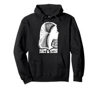 Liseuse de Livres Bookish Girl Life of Fact and Fiction Book Lover Sweat à Capuche