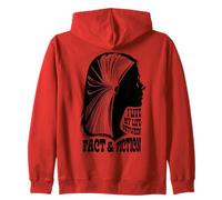 Liseuse de Livres Bookish Girl Life of Fact and Fiction Book Lover Sweat à Capuche