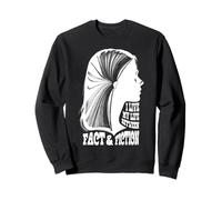 Liseuse de Livres Bookish Girl Life of Fact and Fiction Book Lover Sweatshirt