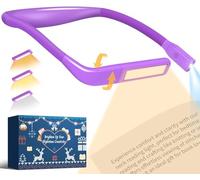 Liseuse Lampe de Lecture de Cou: Idee Cadeau Femme Maman Lecteur Ado Rechargeable Lampe Lecture au Lit, 3 Couleurs Liseuses LED Lampe Tour de Cou pour Livre Tricoter, Idée Cadeau Secret Santa Collegue