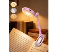 Liseuse Lampe de Lecture pour Livre au Lit 18 LED, Rechargeable et Compacte | 3 Températures de Couleur, Minuterie et Mémoire, Lampe Lecture Dimmable Portable, Lumiere Livre, Idee Cadeau Homme et Femme