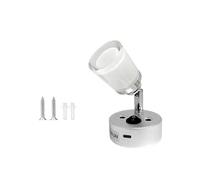 Liseuse Led Tete De Lit,Lampe De Chevet Murale Lampe de camping-car 12 V - 24 avec port charge USB type C, lampe pivotante à 360 ° A for lecture chevet camion remorque navire(6000K,Type C-USB)