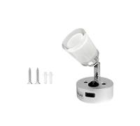 Liseuse Led Tete De Lit,Lampe De Chevet Murale Lampe de camping-car 12 V - 24 avec port charge USB type C, lampe pivotante à 360 ° A for lecture chevet camion remorque navire(3000K,Type A-USB)