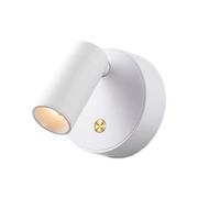 Liseuse Murale,Applique Liseuse Applique murale magnétique for la protection des yeux, rechargeable par USB, lampe de lecture sans fil, veilleuse tactile, lampe de chevet for chambre à coucher(Golden