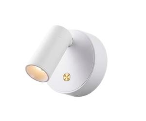 Liseuse Murale,Applique Liseuse Applique murale magnétique for la protection des yeux, rechargeable par USB, lampe de lecture sans fil, veilleuse tactile, lampe de chevet for chambre à coucher(Golden