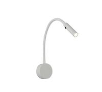 Liseuse Murale Chambre Applique murale LED moderne avec flexible 1 W/3 W, idéale for la lecture, le chevet, chambre à coucher(Warm White 3000K,Type A-Black,1W)