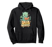 Lisez Be Kind Stay Weird Book Stack Cute Dragon Bookworm Sweat à Capuche