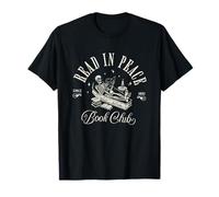 Lisez en Paix Halloween pour Les Amateurs de Livres effrayants et de Livres de squelettes T-Shirt