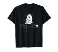 Lisez en Paix Halloween pour Les Amateurs de Livres effrayants et de Livres de squelettes T-Shirt