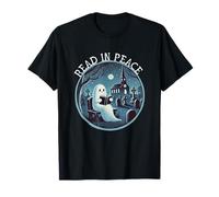 Lisez en Paix Halloween pour Les Amateurs de Livres effrayants et de Livres de squelettes T-Shirt
