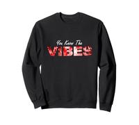 Lisez Nous savons comment nous faisons Red Graphic Sweatshirt