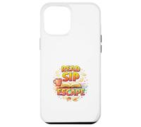 Lisez Sip Escape Cozy Book Lover Reading Mood Coque pour iPhone 12 Pro Max