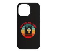 Lisez Votre Bible Bruh drôle chrétien Pasteur écrit Verset Coque pour iPhone 14 Pro Max