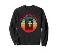 Lisez Votre Bible Bruh drôle chrétien Pasteur écrit Verset Sweatshirt