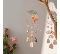Lishang Attrape-Soleils en Cristal Attrape Soleil Arbre de Vie Attrape Soleil Cristal Suspendu Décoration pour Fenêtre Jardin Maison Décoration Multicolore