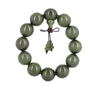 LiShaoWen123 Ornements en bois - Mascotte porte-bonheur - 15 mm x 15 mm