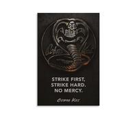 LISHDUNS Poster de la série télévisée Cobra Kai pour chambre à coucher, salon - Décoration murale esthétique - Art déco - 50 x 75 cm - Style sans cadre