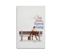 LISHDUNS Poster du film Forrest Gump pour chambre à coucher, salon, décoration murale esthétique, 30 x 45 cm, sans cadre