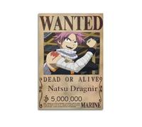 LISHDUNS Poster Fairy Tail Natsu Dragnir pour chambre à coucher, salon, décoration murale esthétique, art déco 30 x 45 cm, sans cadre