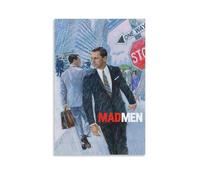 LISHDUNS Poster Mad Men de la série télévisée sans cadre pour chambre à coucher, salon - Décoration murale esthétique - 50 x 75 cm