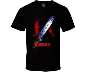 lishen Leatherface Texas Chainsaw Massacre Horror Movie T Shirt Black M