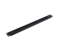 Lisher 1 Pi¨¨Ces 1U 19 Pouces Rack Mount Plaque D'Obturation en Rack Blanc Brosse R¨¦Seau Panneau Serveur Armoire Gestion des Cables