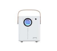Lisher Home Mini Projecteur HD Projecteur de T¨¦L¨¦Phone Portable Home CIN¨¦Ma Projecteur Intelligent WiFi Projecteur Portable Ext¨¦Rieur Prise UE