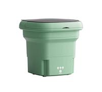 Lisher Mini Machine ¨¤ Laver Pliable Portable pour Laver de Petits V¨ºTements pour Appartements, Dortoirs Prise UE