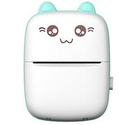 Lisher Petite Imprimante Photo Thermique sans Portable Pocket Student Mini Wrong Label Printer Bleu