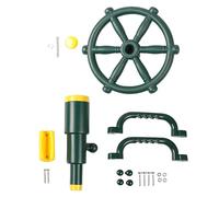 Lisher Pi¨¨Ces de Terrain de pour Enfants Ensemble de Ext¨¦Rieur T¨¦lescope de Pirate pour Enfants, Volant, ¨¦quipement de Terrain de - Cour Arri¨¨re