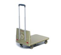 LISHEUK Chariot à Plate-Forme de Transport Domestique Chariot à Plateau Remorque de fret Véhicule Portable Pliable Objet Lourd Chariot à Main pour ramasser Livraison Express Cam