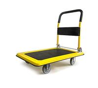 LISHEUK Chariot à Plate-Forme en Acier Robuste avec Roues pivotantes et capacité de 440 LB Petit Diable Pliable pour librairie et Restaurant Idéal pour déplacer et Transporter de