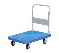 LISHEUK Chariot à Plateforme, Chariot à Main, Chariot Pliable et Silencieux, Plateau, Petit Chariot ménager, Plateau en Plastique, remorque, Transport, Diable