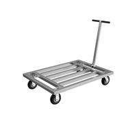 LISHEUK Diable, Camion à Plateau Pliable, Chariot de Transport de Marchandises, Camion à Plateau Domestique, remorque Portable, Chariot Pliable pour Chantier de Construction (L)