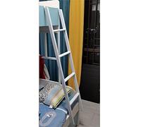 LISHEUK Échelle Suspendue pour Lits superposés, échelle de Remplacement pour Lits superposés, échelles de lit en métal de 114, 130, 140 et 140 cm de Hauteur pour Camping-Car, mai