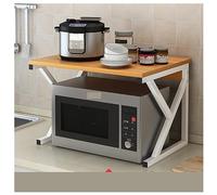 LISHEUK Étagère de Rangement de Cuisine, Support pour Micro-Ondes, Four, Grille-Pain, étagère de Rangement, Support d'étagère, Support d'étagère (Noir)