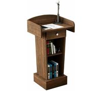 LISHEUK Pupitre/comptoir d'accueil en Bois ; pupitre sur Pied pour Orateur, pupitre pour église, présentation, école, séminaire ; pupitres pour salles de conférence