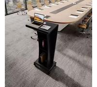 LISHEUK Pupitre de conférence, Podium - Pupitre Portable, pupitre d'accueil à roulettes, pupitre d'accueil pour église, chaires pour églises, pupitre Mobile pour conférences, AUD