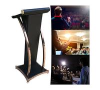 LISHEUK Pupitre de conférence, Podium sur Pied, pupitre Portable pour église, école, Bureau ou conférence, pupitre Professionnel avec Large Tablette de Lecture, idéal pour Les ma