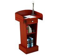 LISHEUK Pupitre, Pupitre, Pupitre, Plateforme de Prise de Parole, Table de conférence Moderne et Simple, Mobilier de Bureau, Rouge - Taille Unique, Rouge