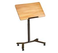 LISHEUK Pupitre Roulant Portable à Hauteur réglable avec roulettes et Plateau pivotant pour Ordinateur Portable, idéal pour Les conférences et Les Discours - Pupitre Polyvalent c