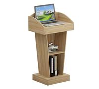 LISHEUK Pupitres, podiums, pupitres Portables, pupitres de réception avec 2 espaces de Rangement Ouverts, pupitres pour églises, pupitres de conférence. Nombreuses utilisations.