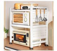 LISHEUK Support de Four à Micro-Ondes, Support de Grille-Pain réglable pour Micro-Ondes, Organisateur de comptoir de Cuisine pour étagères à épices, Support d'imprimante